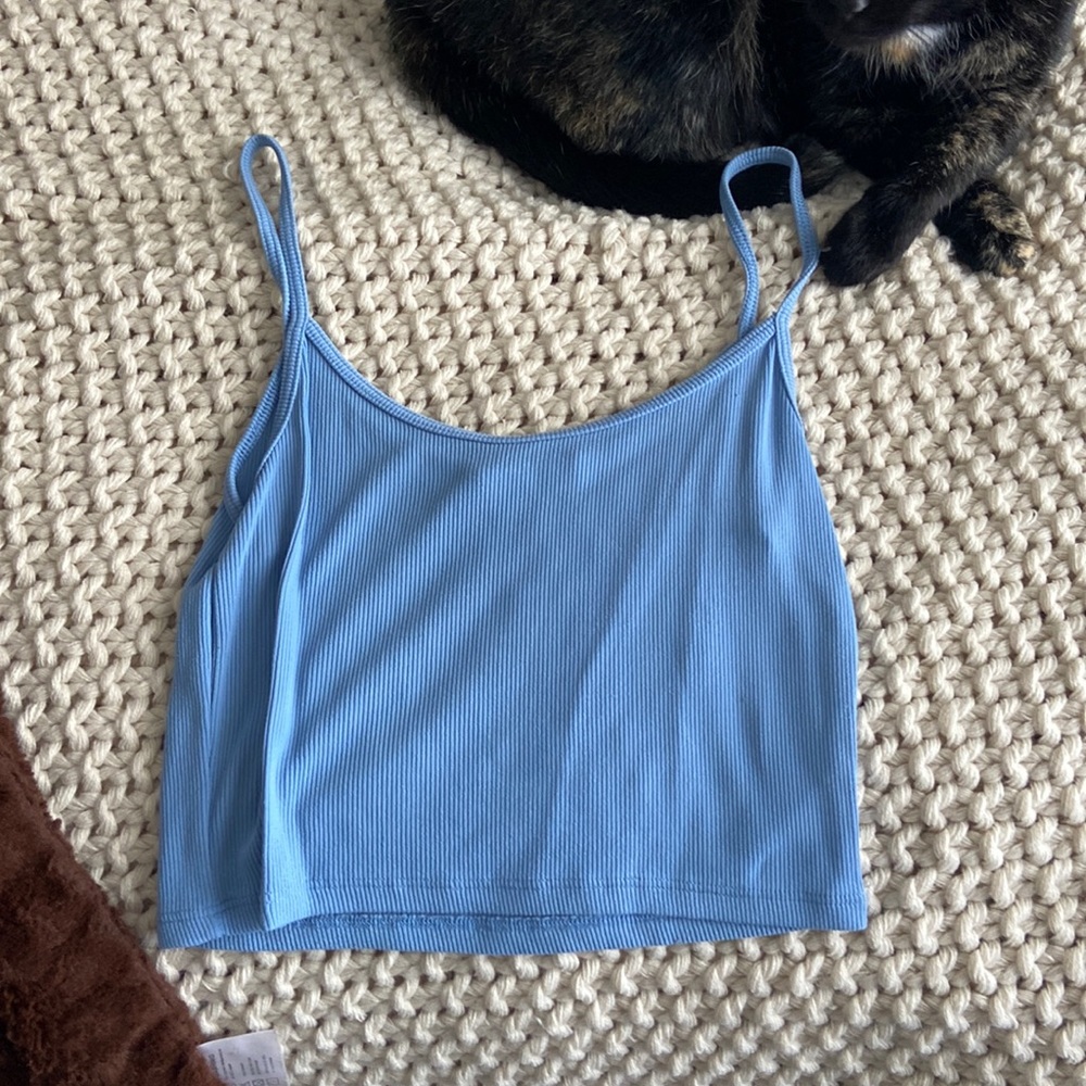 Blue tank top